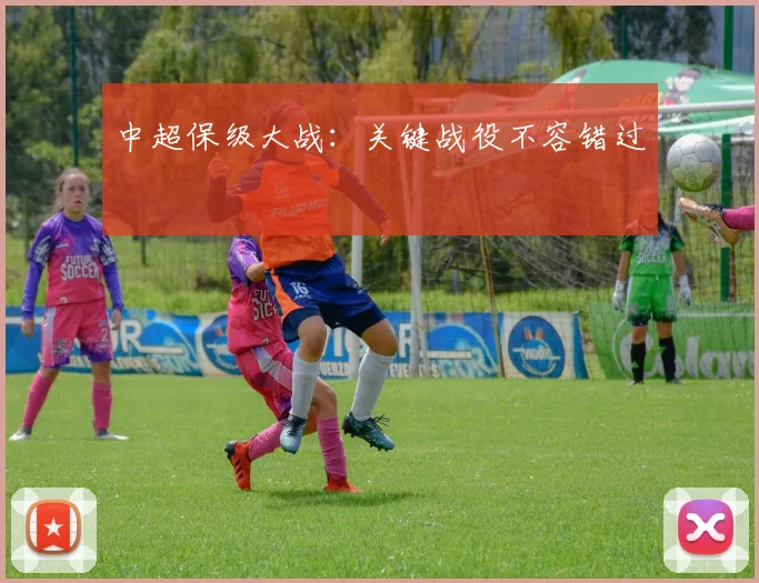 中超保级大战：关键战役不容错过